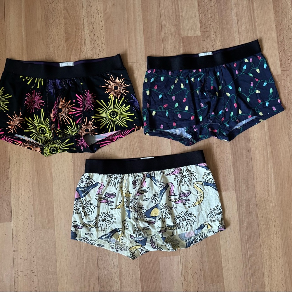 Bundle of 3 MeUndies Men’s Briefs Underwear, New without Tags, Size: Small